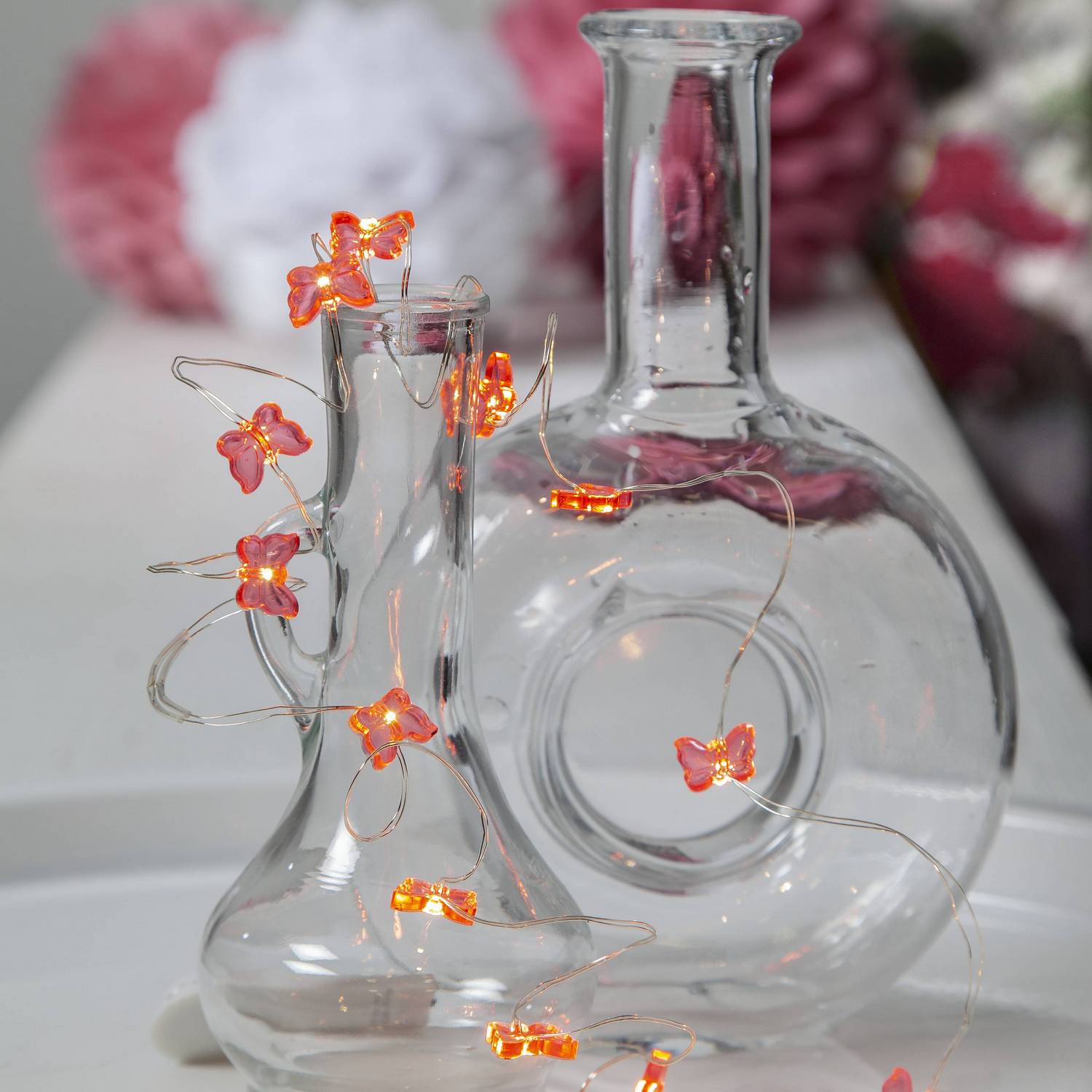 Lyslenke Star Trading Butterfly Batteridrevet LED-lenke