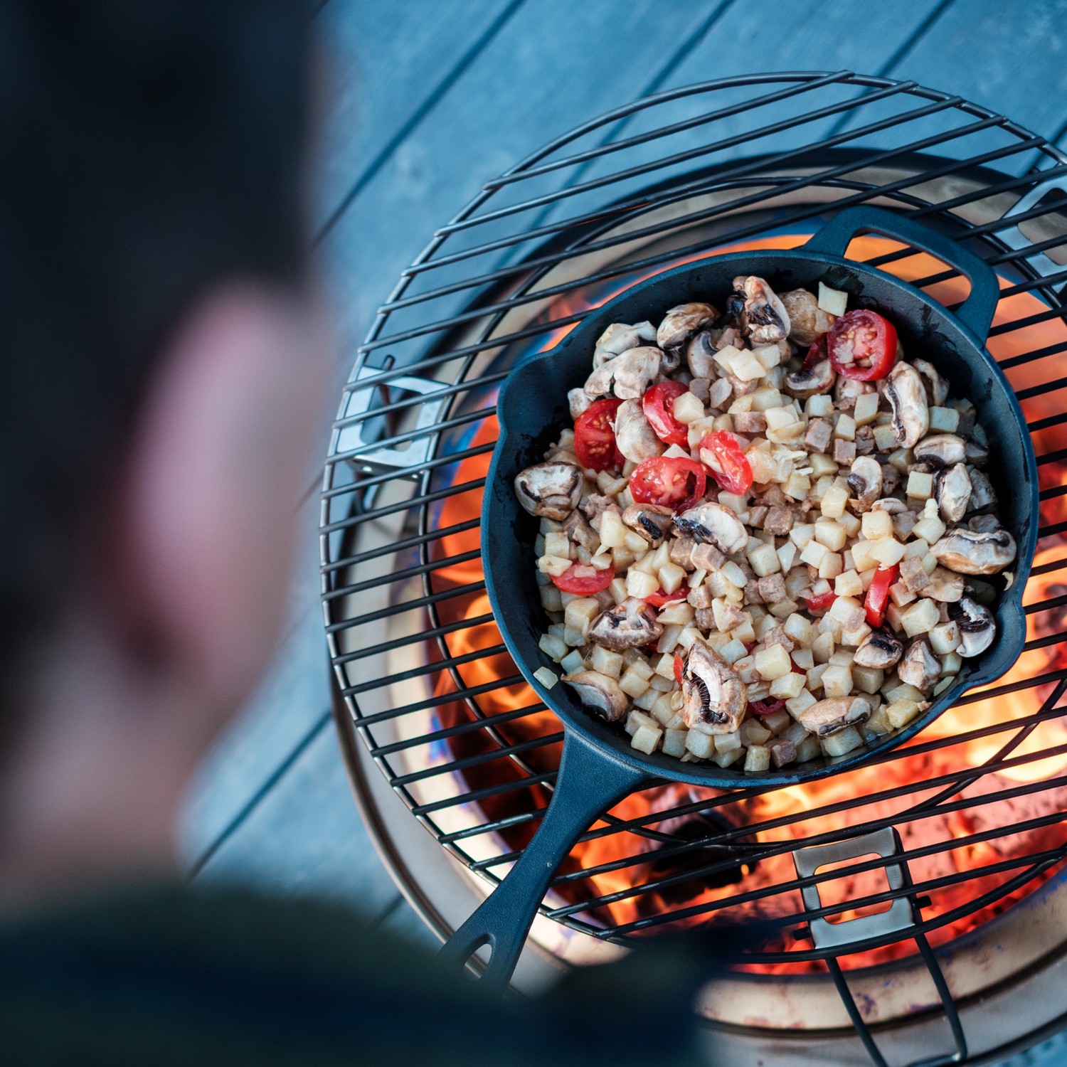 Støpejernsett Espegard Bål