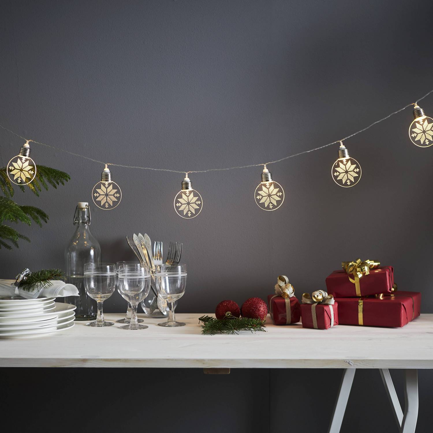 Lyslenke Star Trading Ornament Batteridrevet LED-lenke