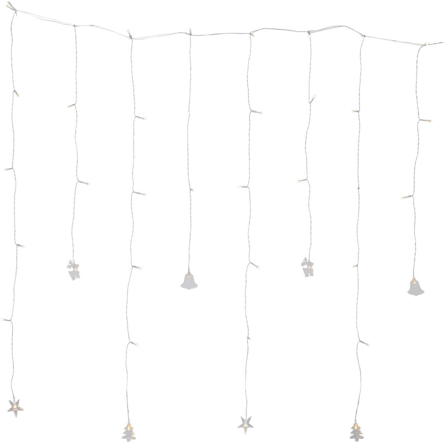 Lysgardin Star Trading Decy Hengende Gardinlenke LED