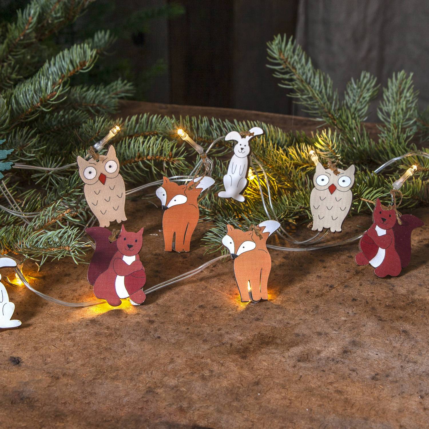 Lyslenke Star Trading Forest Friends LED Batteridrevet