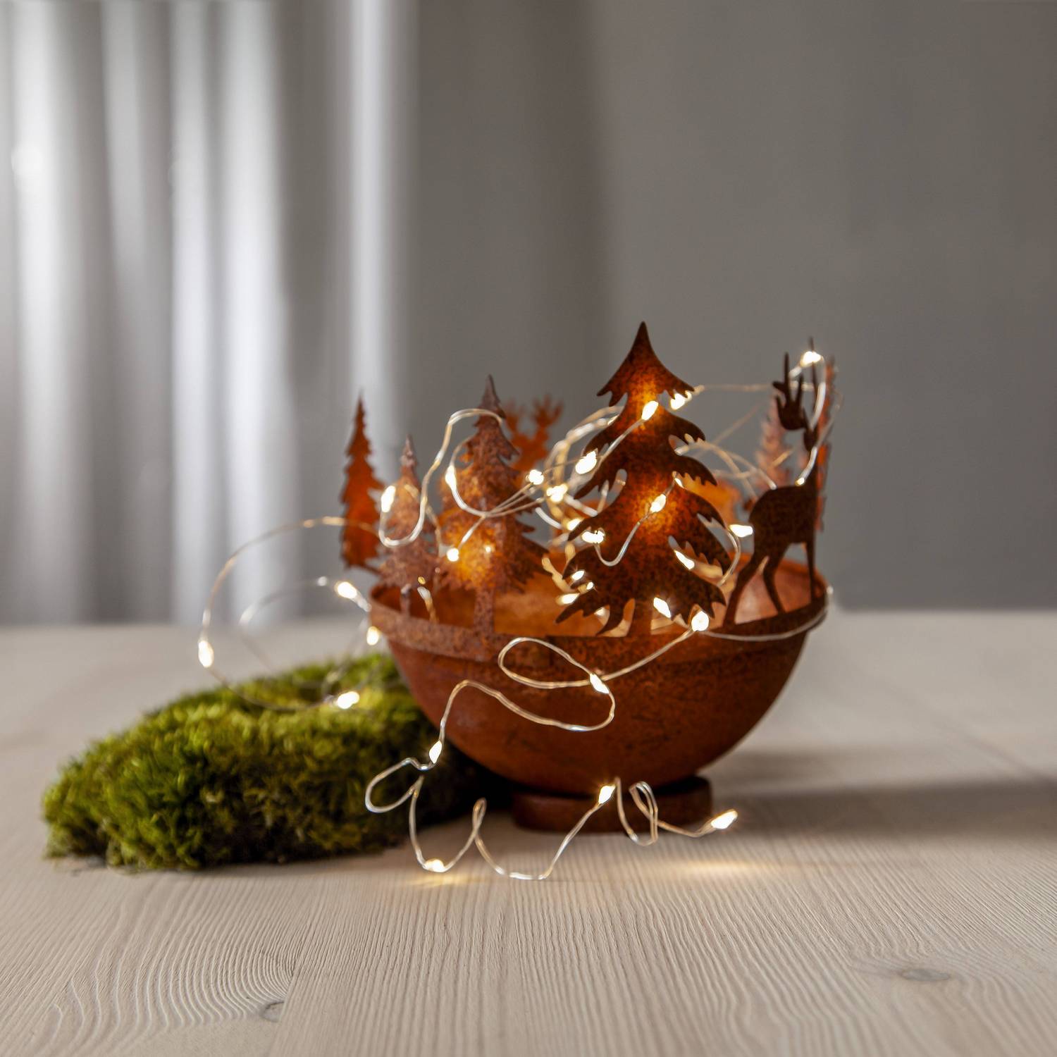 Lyslenke Star Trading Dew Drop LED 40 Lys Batteridrevet