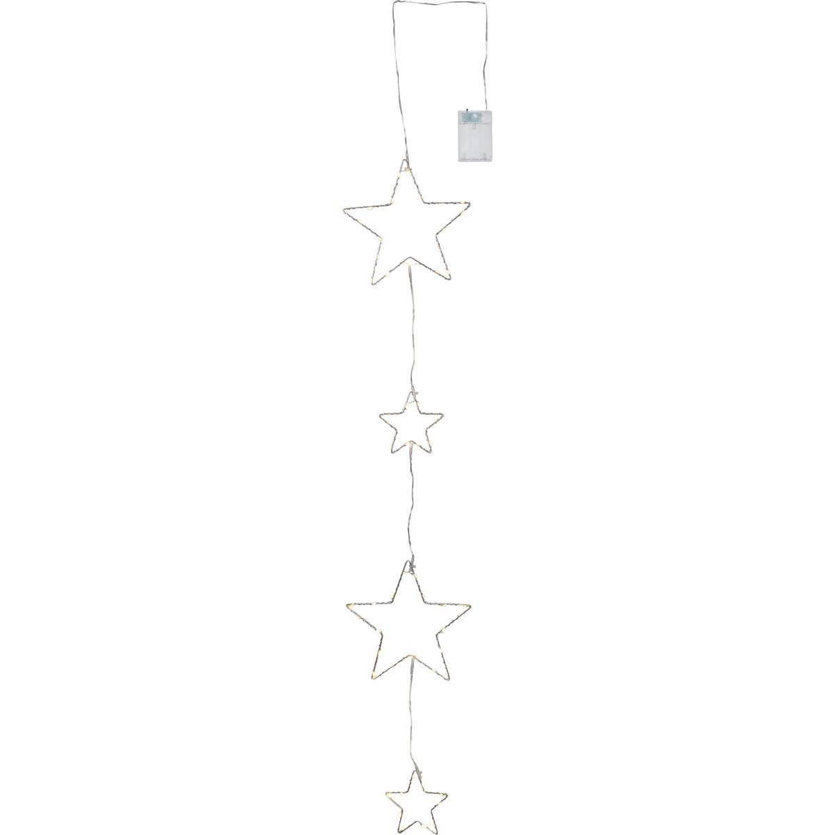 Lyslenke Star Trading Dew Drop Stars LED Batteridrevet
