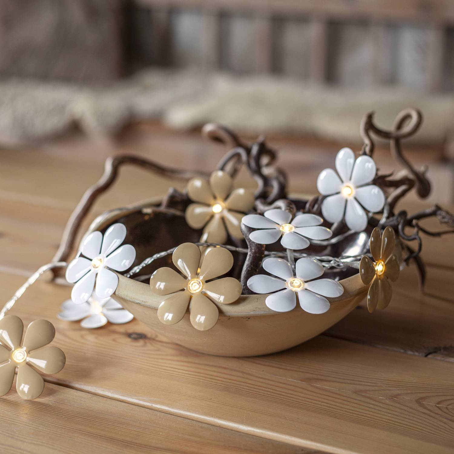 Lyslenke Star Trading Fiore Batteridrevet LED-lenke