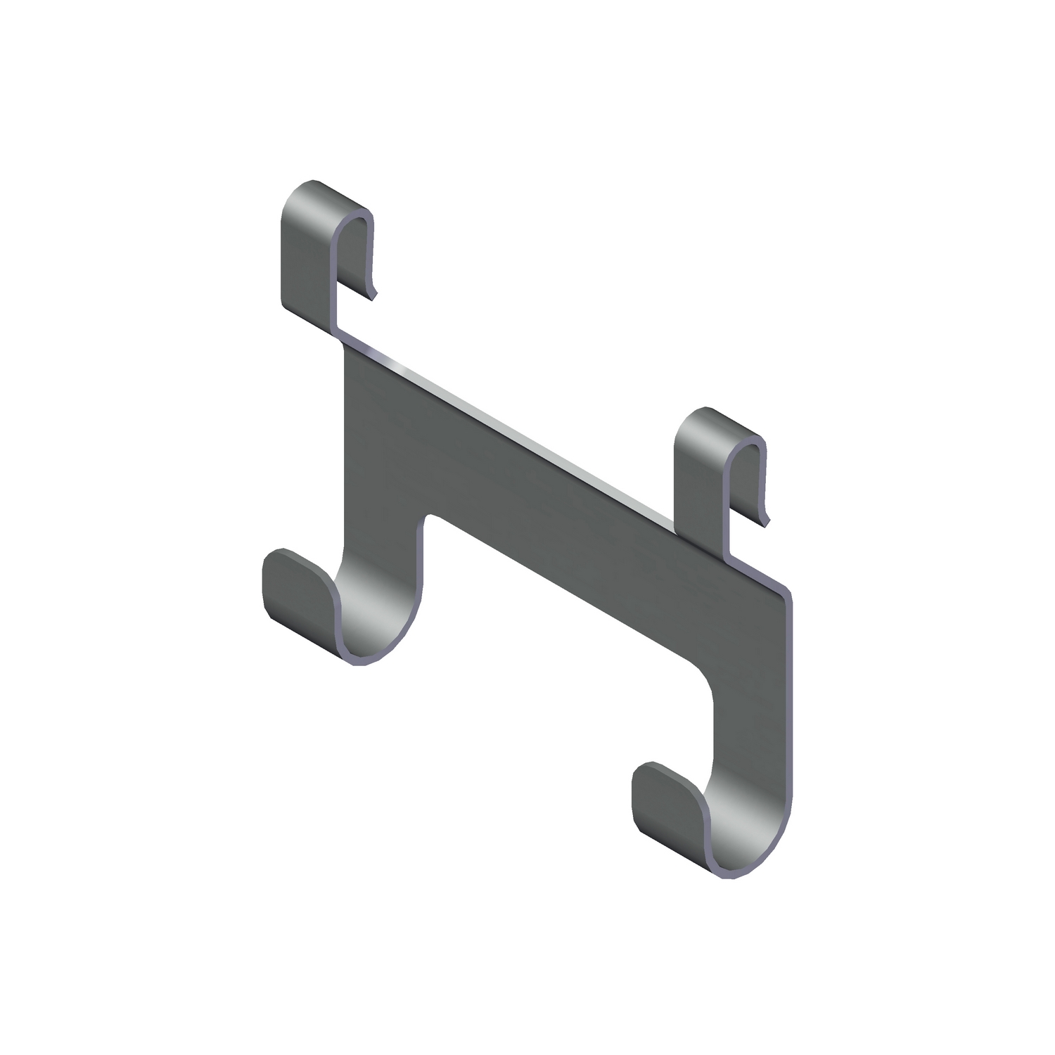 Dobbelkrok Lundbergs med Feste for Garderobestang Wide 2-Pk