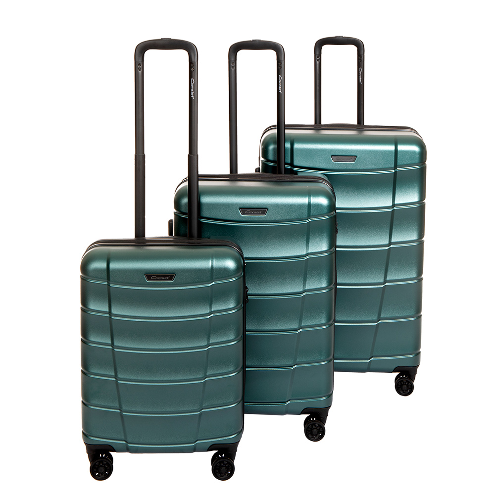 Koffertsett Trolley Cavalet Sort 3-sett