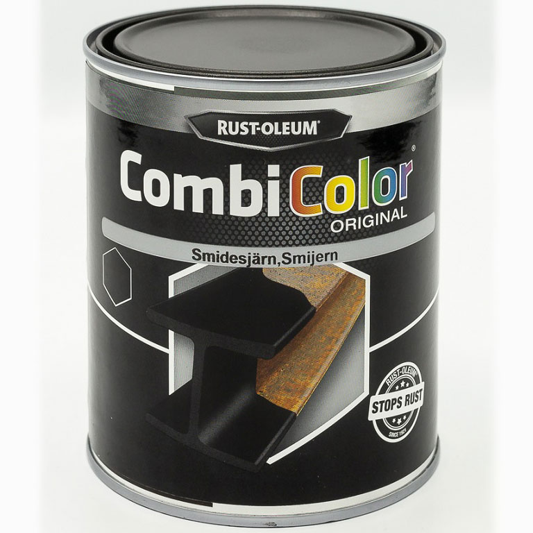 Combicolor Smidesjärn Rust-Oleum Svart Volym: 0,75 L,  Färg: Svart