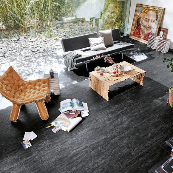 Vinylgolv Meister Comfort DB 600 S Black Lava 7323