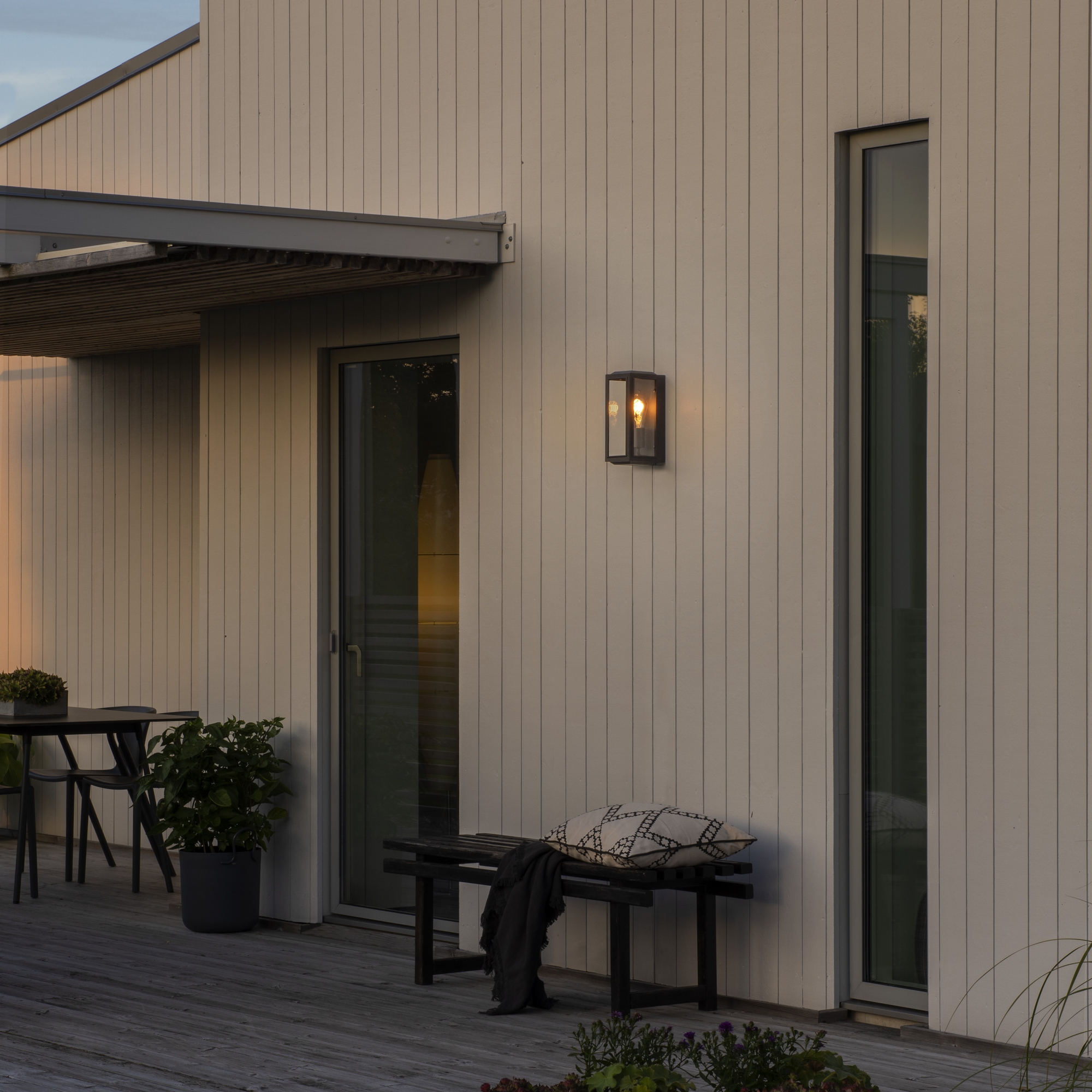 Vegglampe Gnosjö Konstsmide Carpi Liten