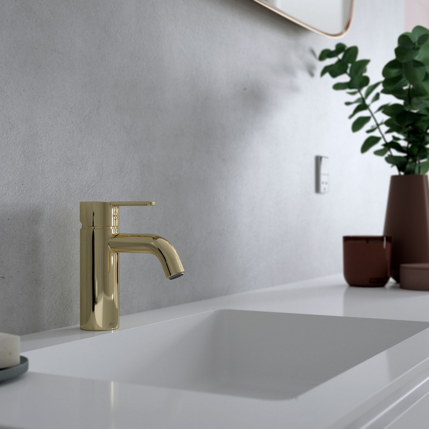 Tvättställsblandare Damixa Silhouet Låg