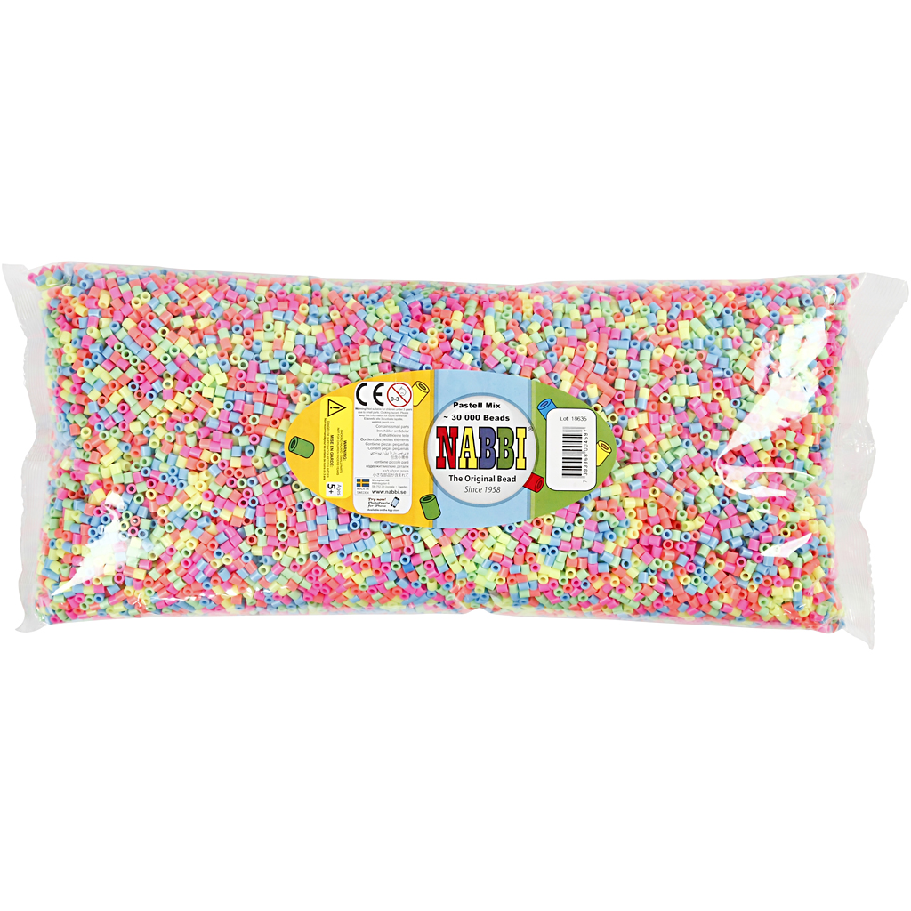 Rørperler Creativ Company Størrelse 5x5 mm Hullstr 2,5 mm Medium