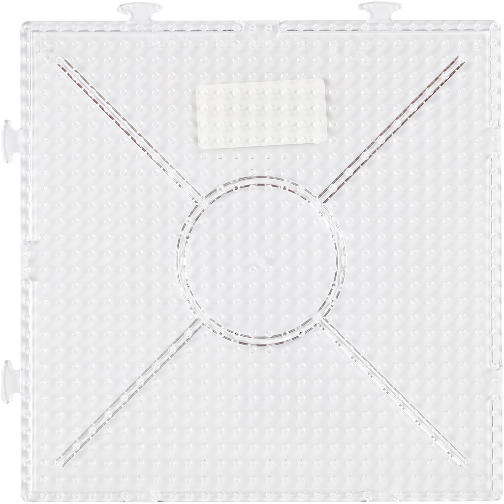 Perleplate Creativ Company Str 15x15 cm