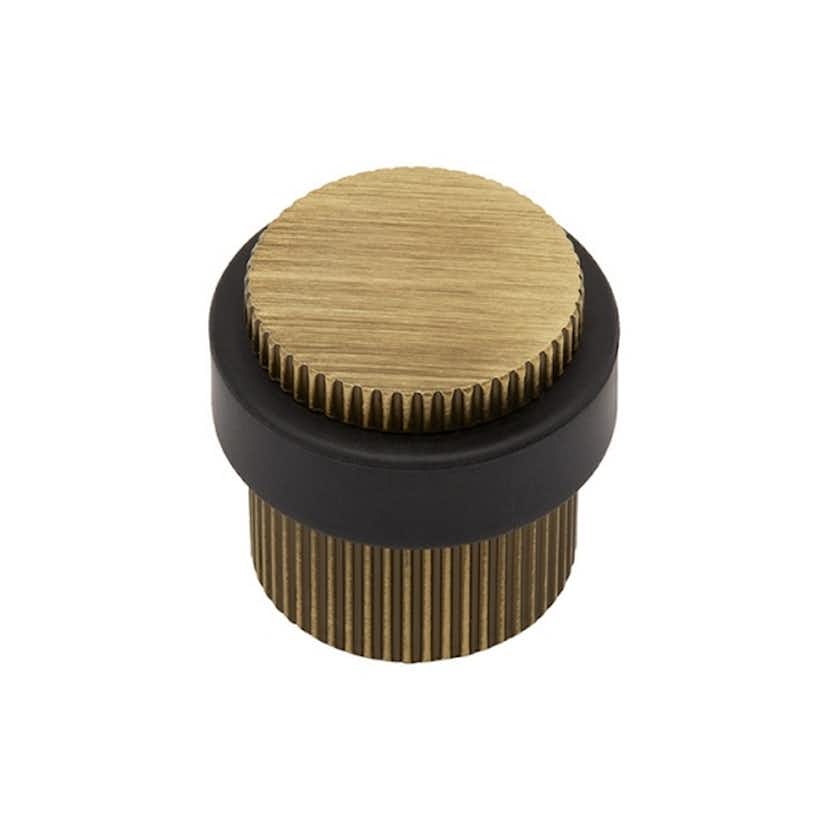 Dørstopper Beslag Design Helix Stripe Antikk Bronse