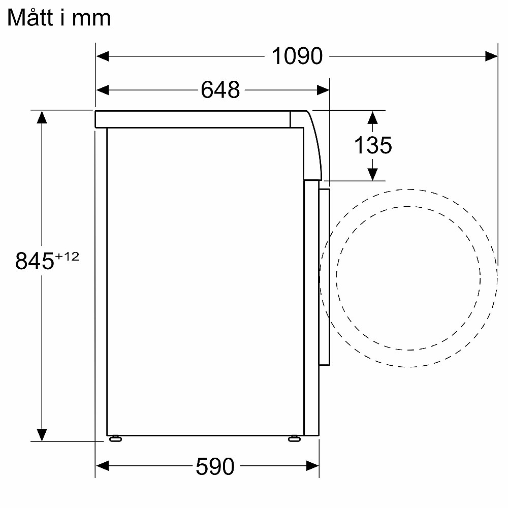 Vaskemaskin Bosch WGB256A1SN Serie 8