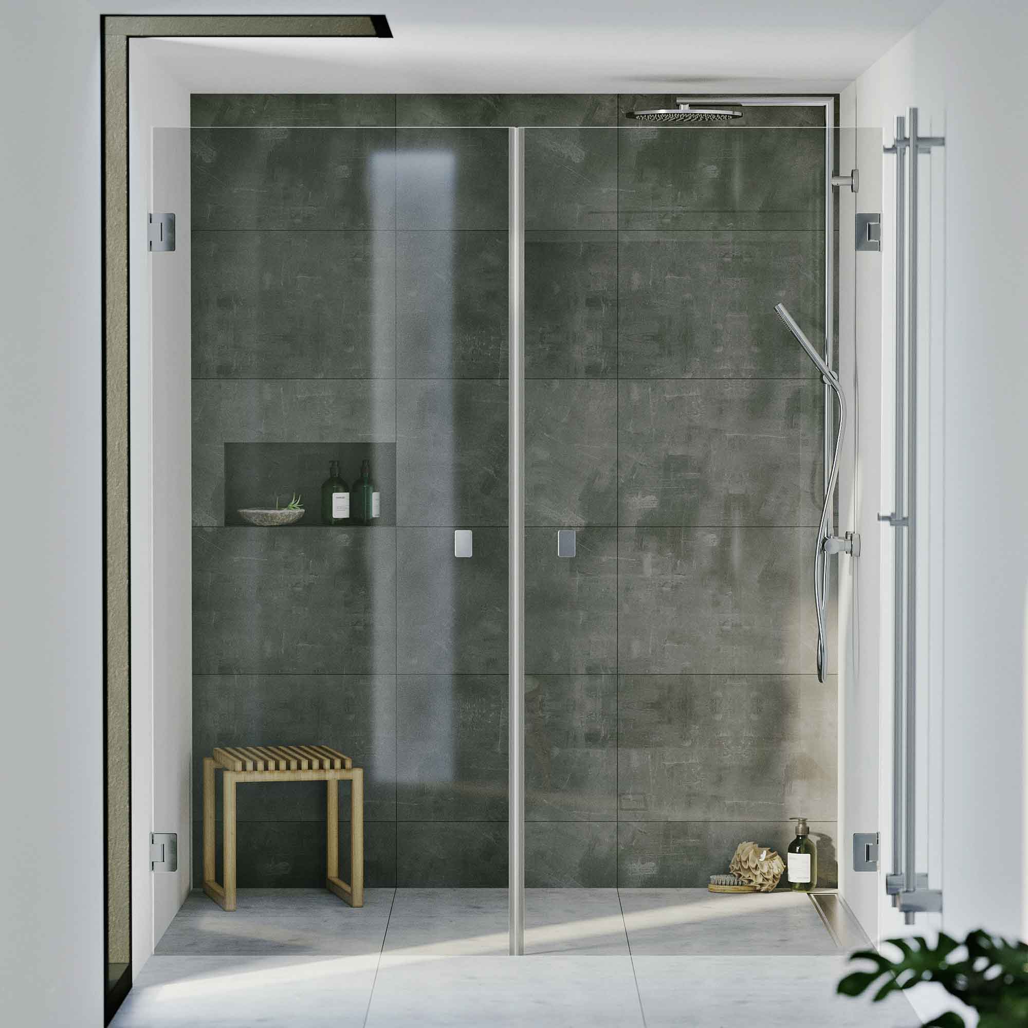 Duschdörr Macro Design Grace Saloon Måttanpassad