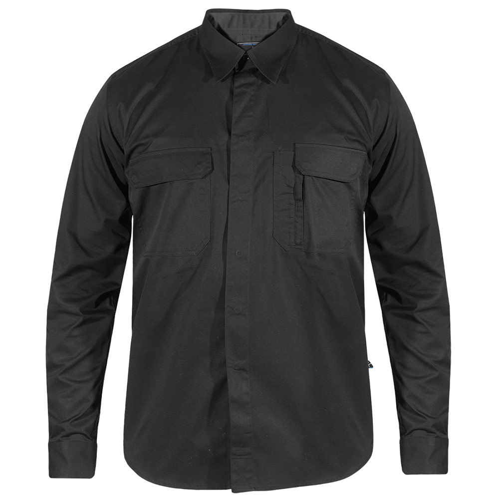 Skjorta Texstar SH12 Storlek: S, Svart