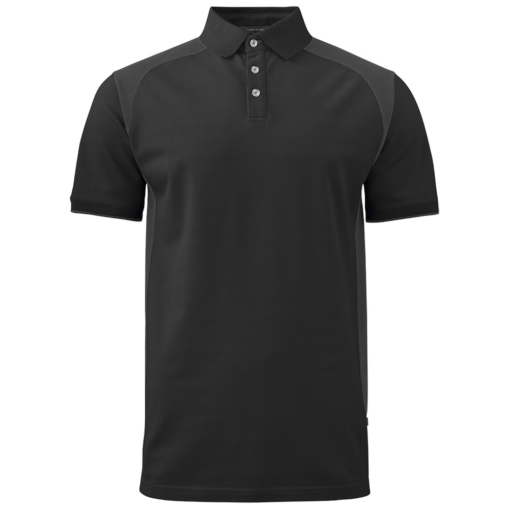 Pikétröja Texstar PS07 Storlek: M, Svart