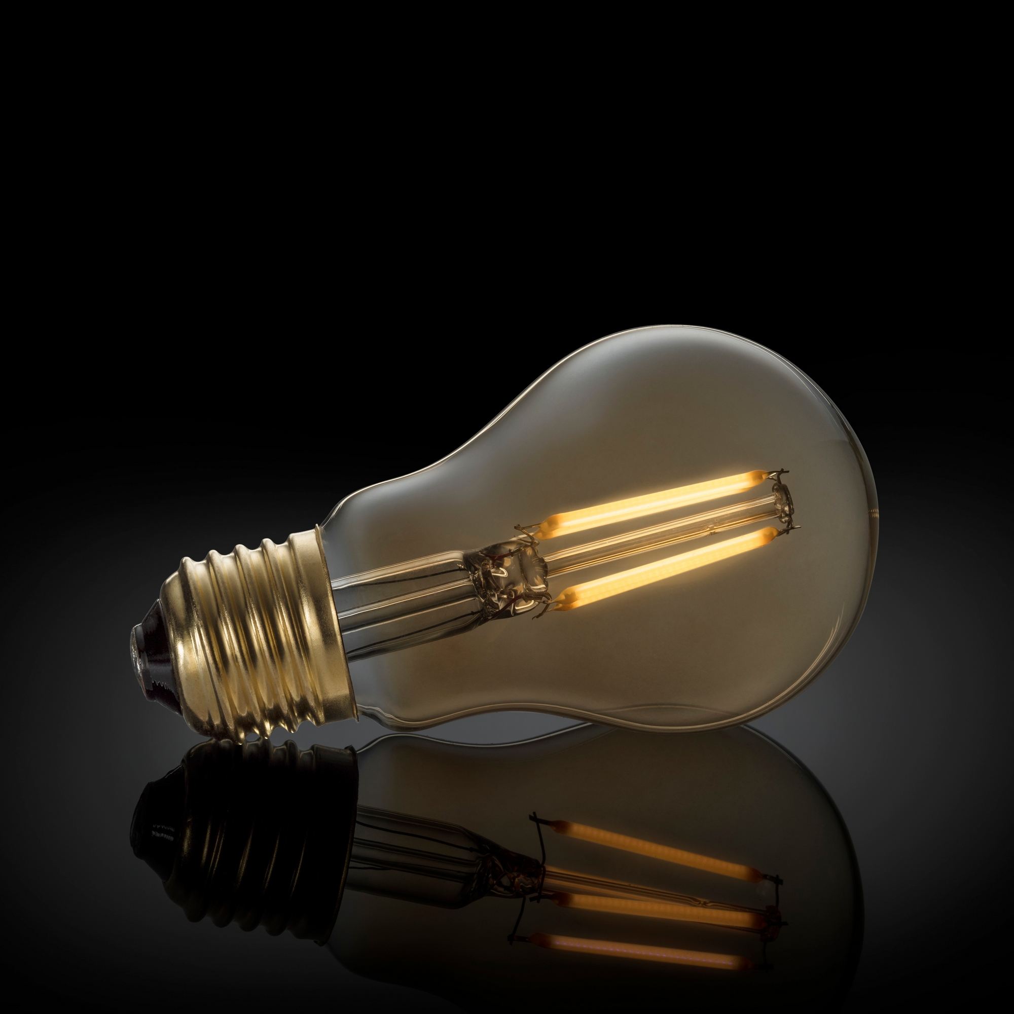 Glödlampa Gnosjö Konstsmide LED E27 55 mm Glob 4W 230V Amber utan Dimbar