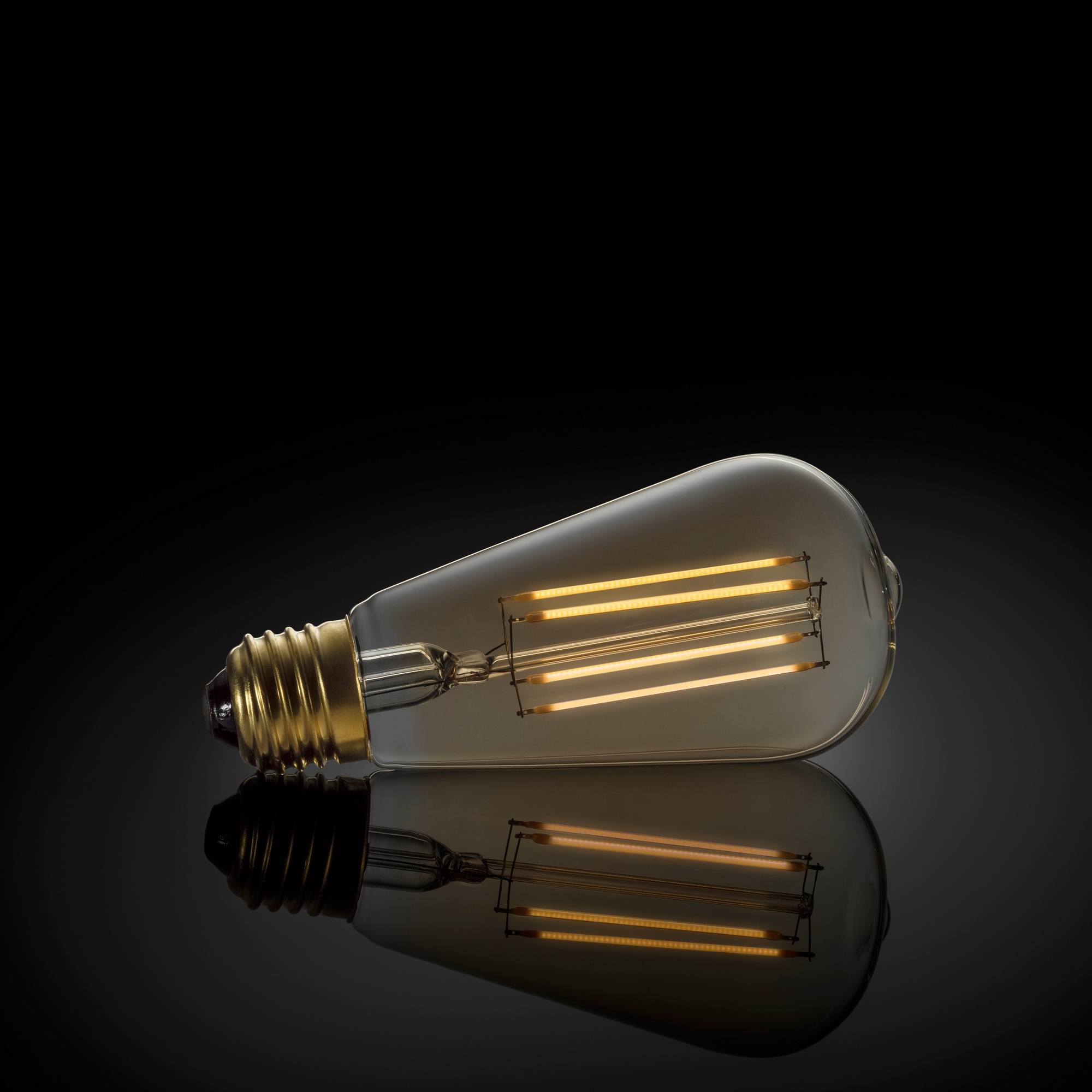 Glödlampa Gnosjö Konstsmide LED E27 Vintage 4W 230V Liten, Amber