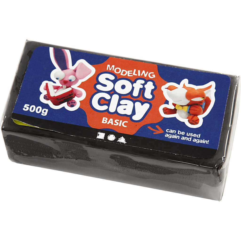 Modellervoks Creativ Company Soft Clay Str 13x6x4 cm 500 g/1 Pk