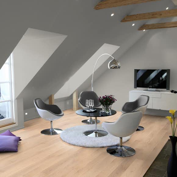 Trägolv Tarkett Grace Ek Soft Skin, Mattlackat 1-Stavs Parkettgolv