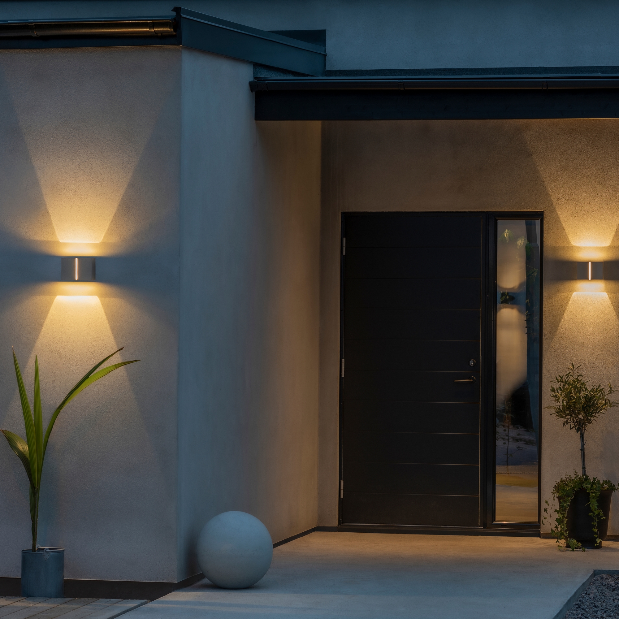 Vegglampe Gnosjö Konstsmide Pavia LED 4x3W