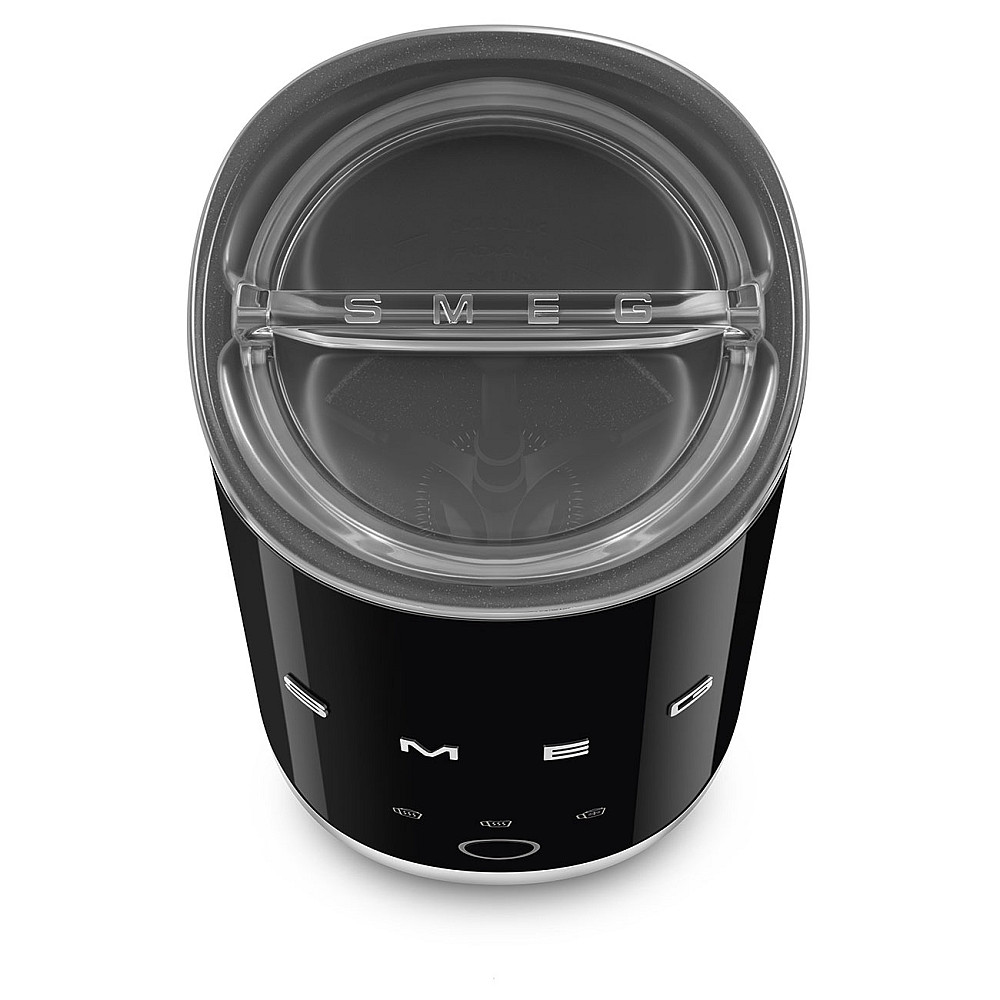 Mini Melkeskummer Smeg MFF02BLEU Høyglans Sort