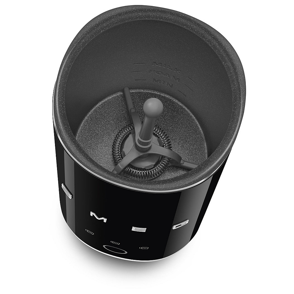 Mini Melkeskummer Smeg MFF02BLEU Høyglans Sort