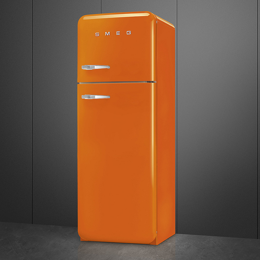 Kombiskap Kjøleskap/Fryser Smeg FAB30ROR6 Orange 50's Style
