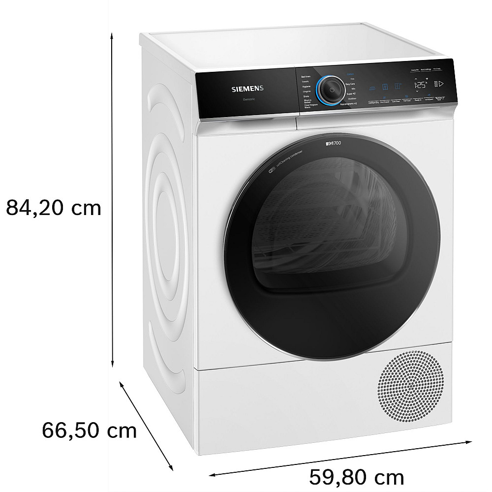 Varmepumpetørketrommel Siemens WQ46B2DPDN