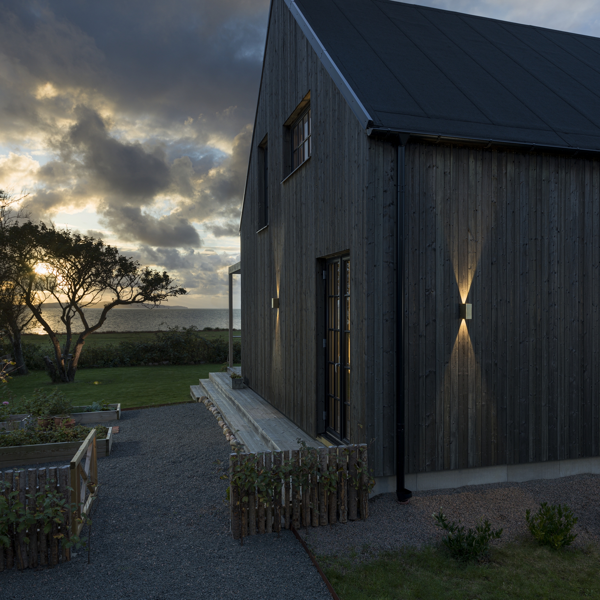 Vegglampe Gnosjö Konstsmide Cremona 2x3W Høyeffekt LED