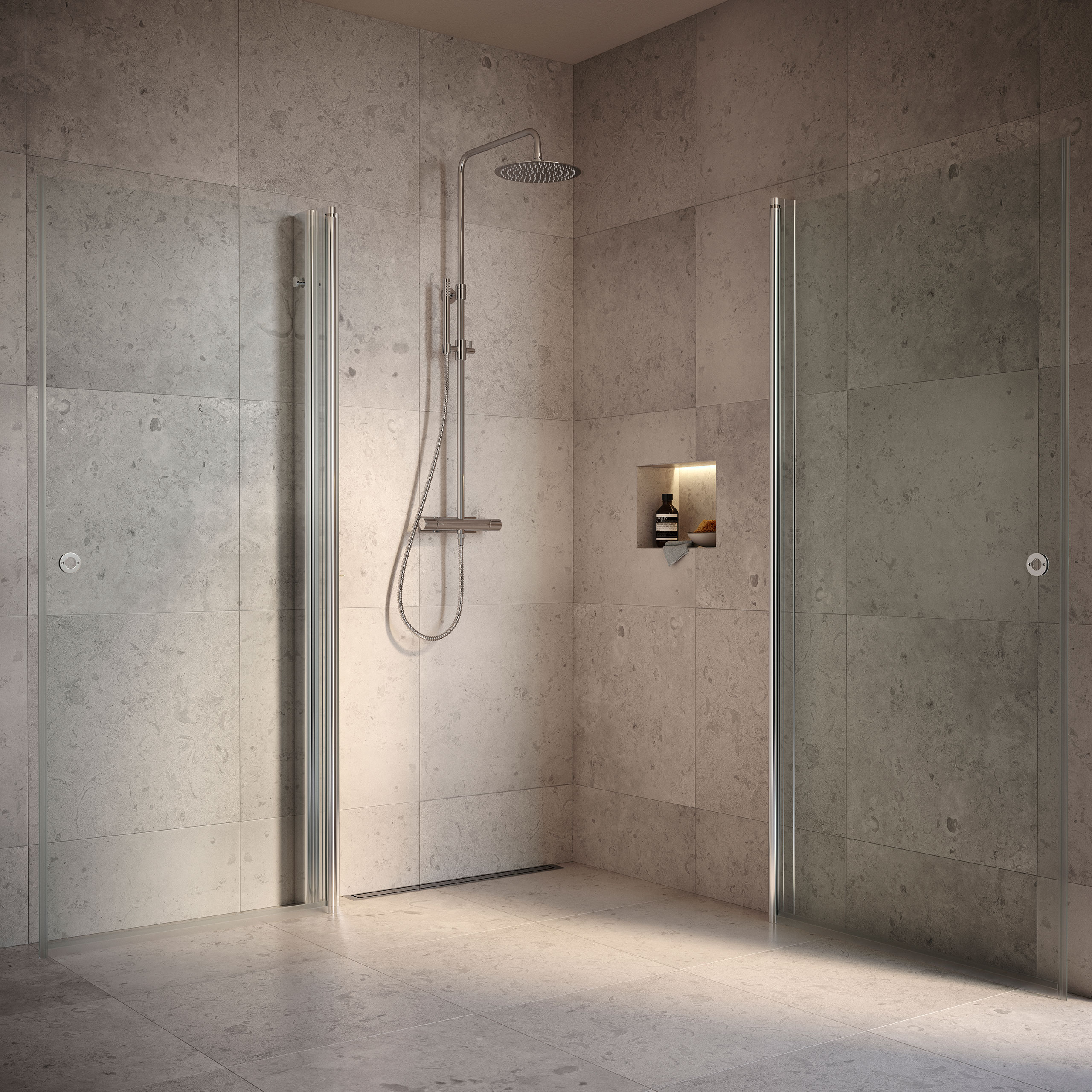 Duschhörn INR Linc Angel inkl Duschförvaring Pile