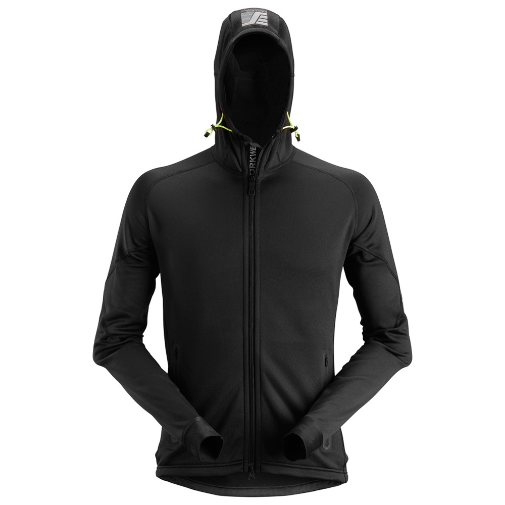 Fleece Snickers Workwear Hoodie PT 2.0 FW Storlek: XXXL , Färg: Black