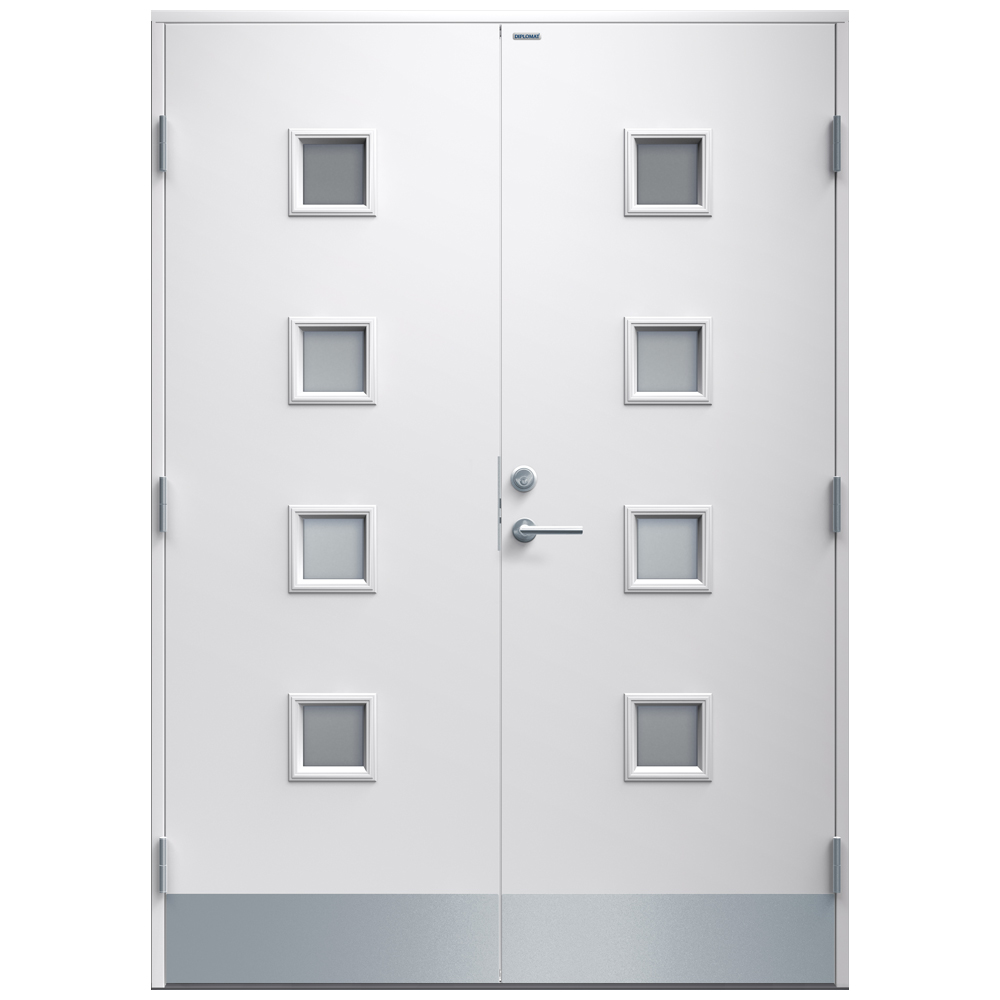 Tofløyet Ytterdør Diplomat Tonje Klart Glass