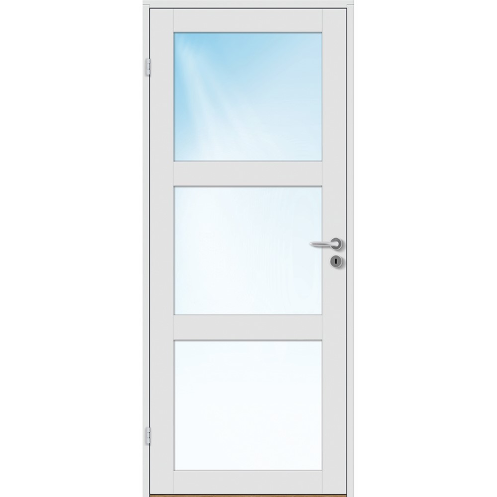 Innerdør Bygg1 Base 3 Klarglass
