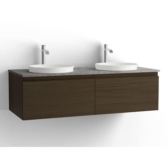 tvättställsskåp vedum flow 1200 dubbel med 2 lådor