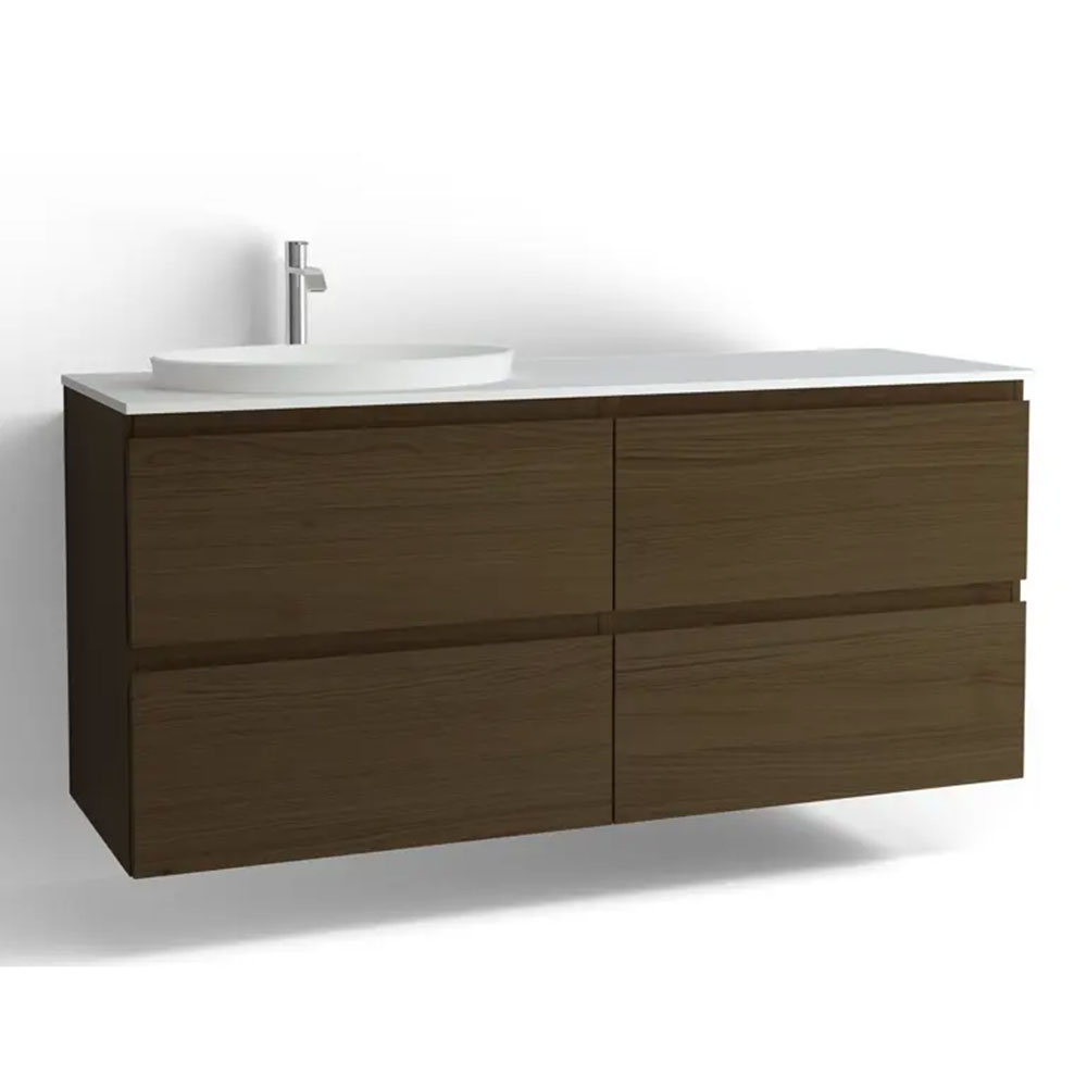 Tvättställsskåp Vedum Flow 1500 med 4 Lådor | badrum - badrumsmobler - tvattstallsskap-och-kommod | KakelKungen