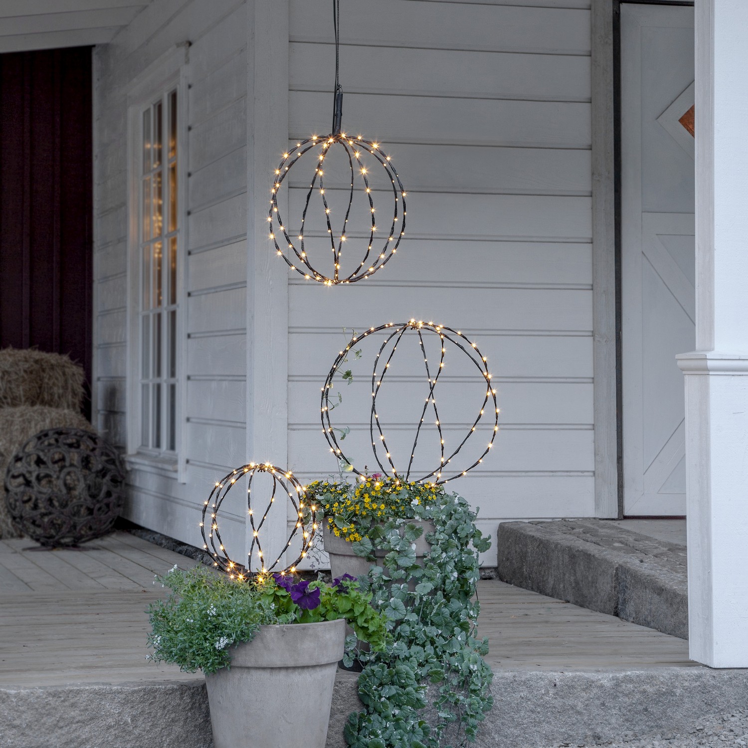 Utendørsdekorasjon Star Trading Sphere Kule B/O