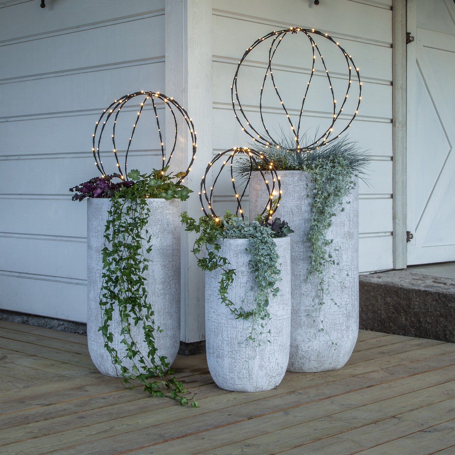 Utendørsdekorasjon Star Trading Sphere Kule B/O