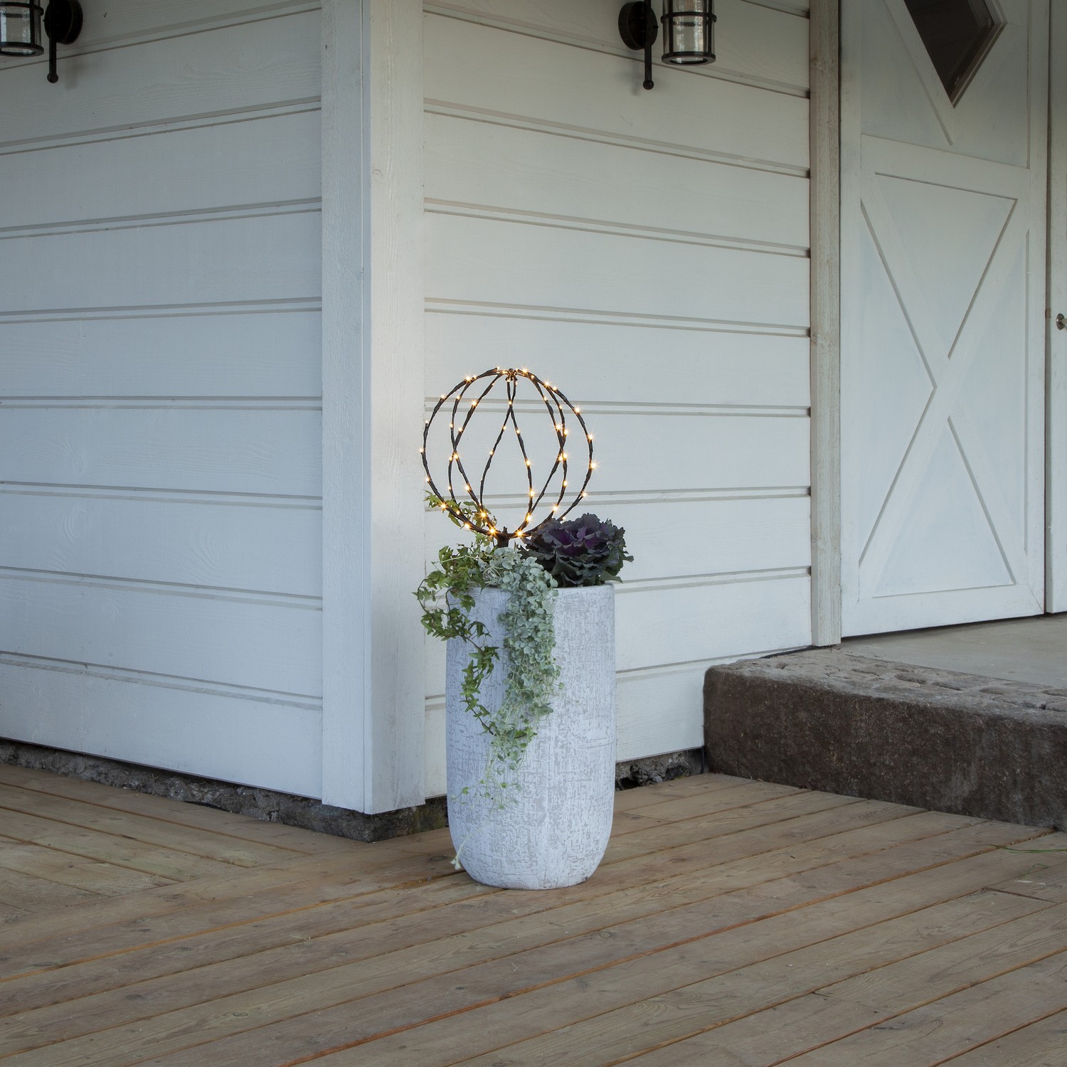 Utendørsdekorasjon Star Trading Sphere Kule B/O