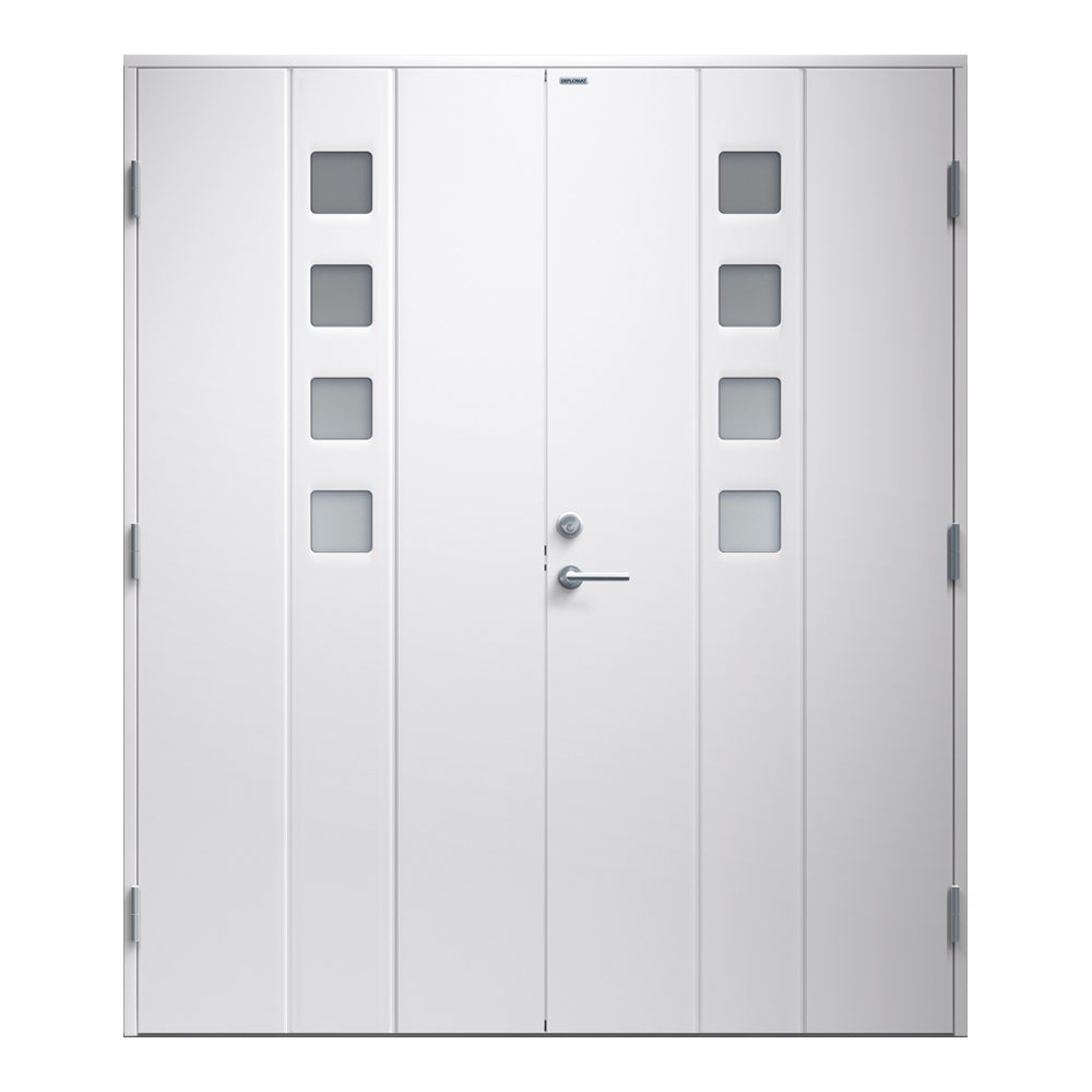 Tofløyet Ytterdør Diplomat Maud Klart Glass