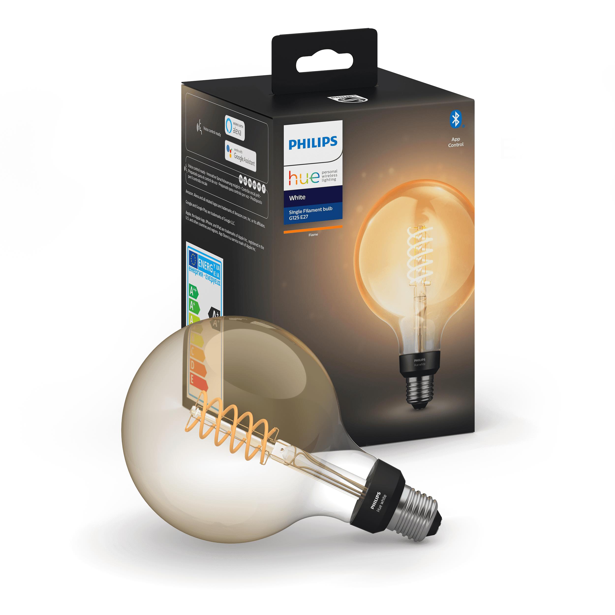 Ljuskälla Philips Hue Filamentgloblampa G125