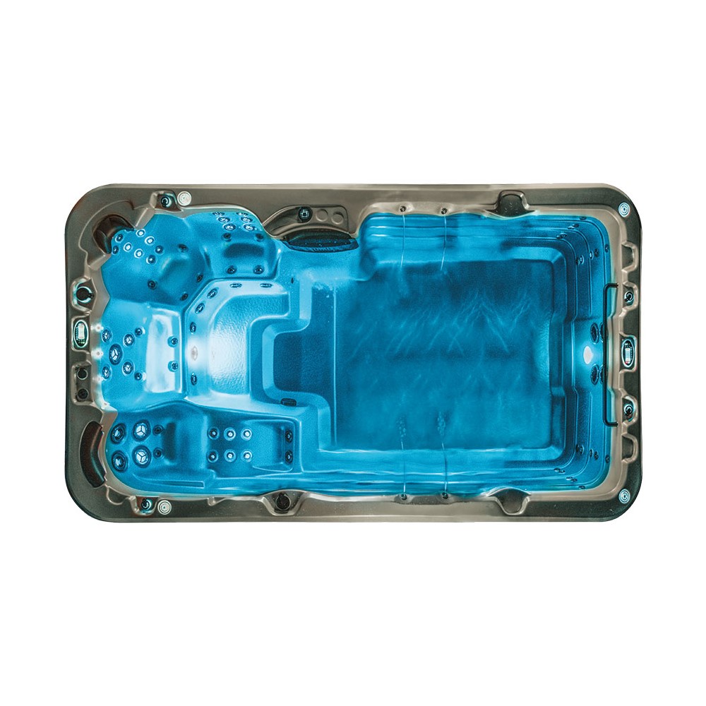 Swimspa Swebad Aqua Gym Max Pearl Shadow Höjd: 1500 - Installation/montering finns att köpa till