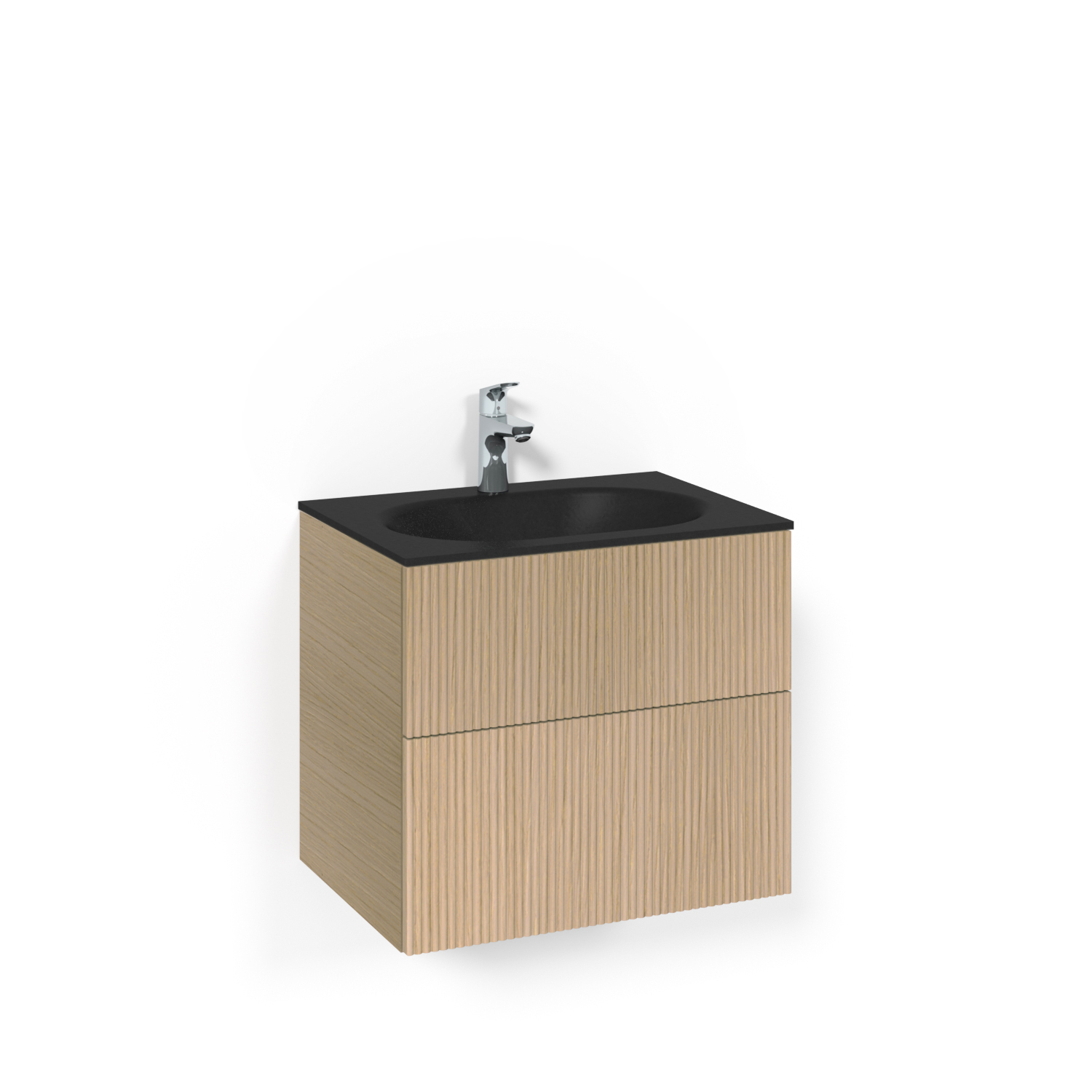 Tvättställsskåp Macro Design Crown Line med Glastvättställ | badrum - badrumsmobler - tvattstallsskap-och-kommod | KakelKungen