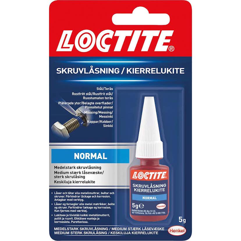 Skruvlåsning Loctite Normal Loctite 5g