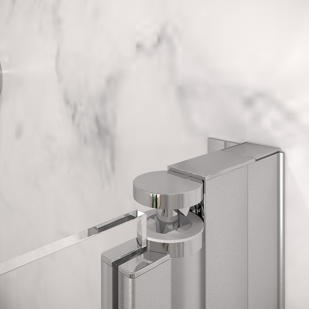 Avstandsprofil Hietakari for Dusjvegg Classic/Infinia Vendbar/Foldbar Anodisert Grå