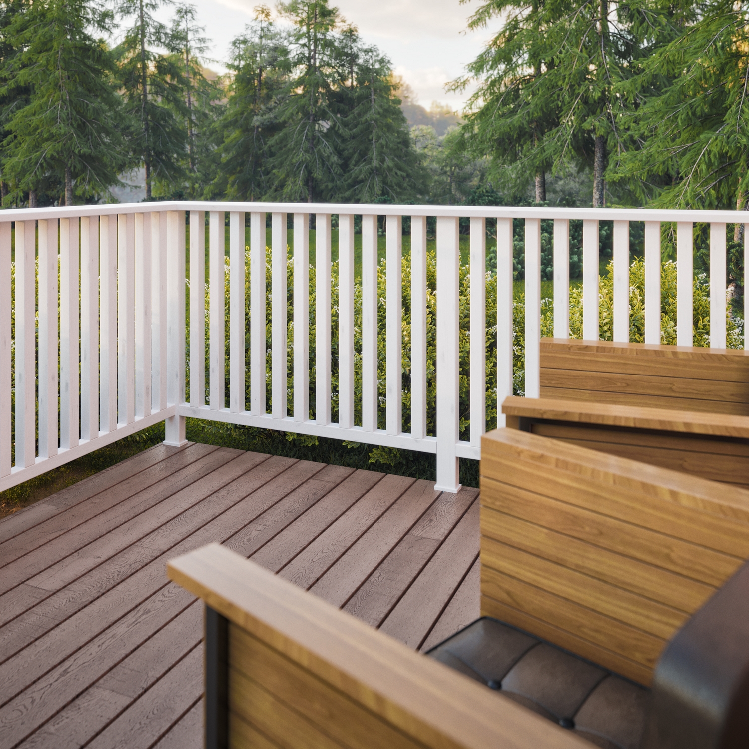 Terrasserekkverk Palmako Siri 11