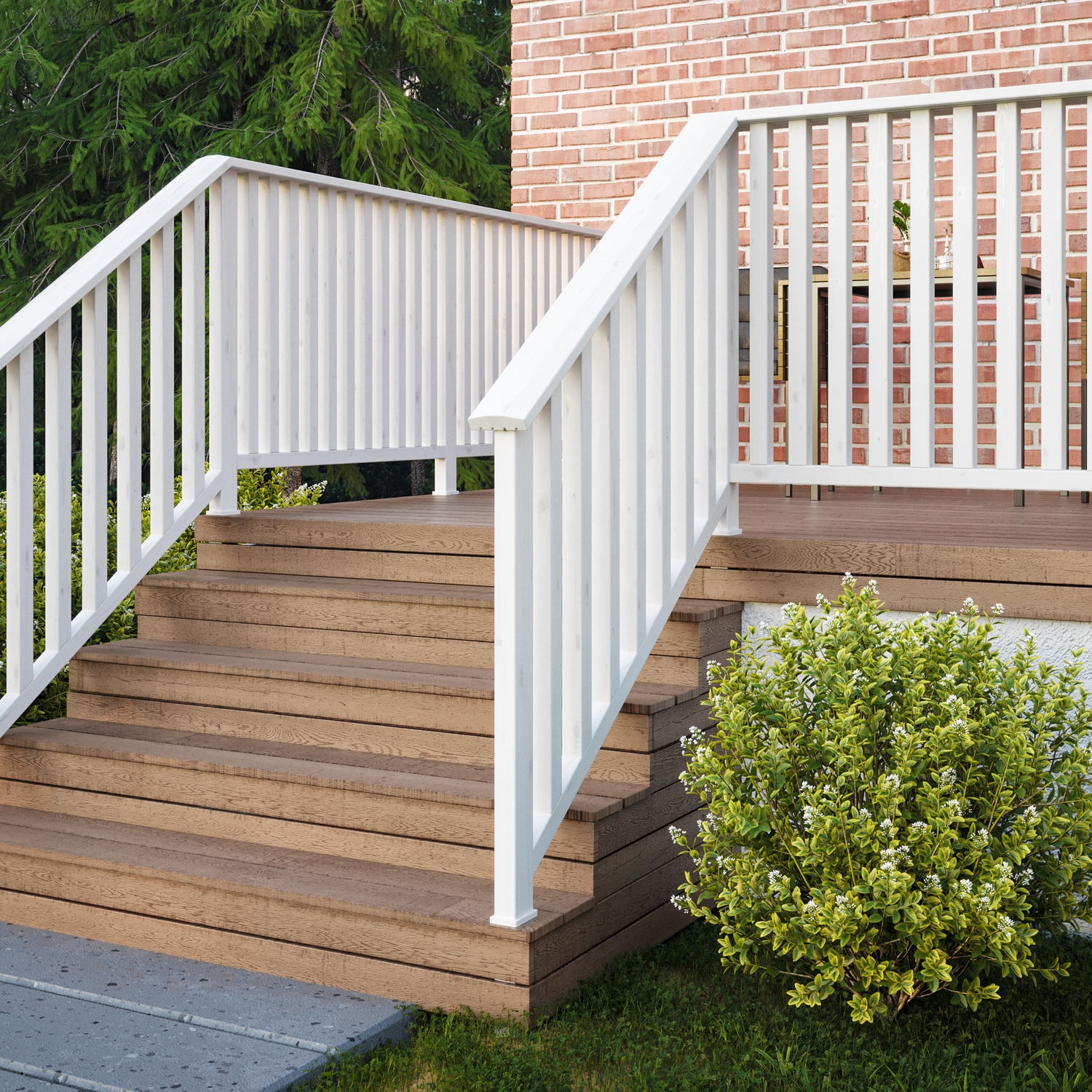 Terrasserekkverk Palmako Siri 17