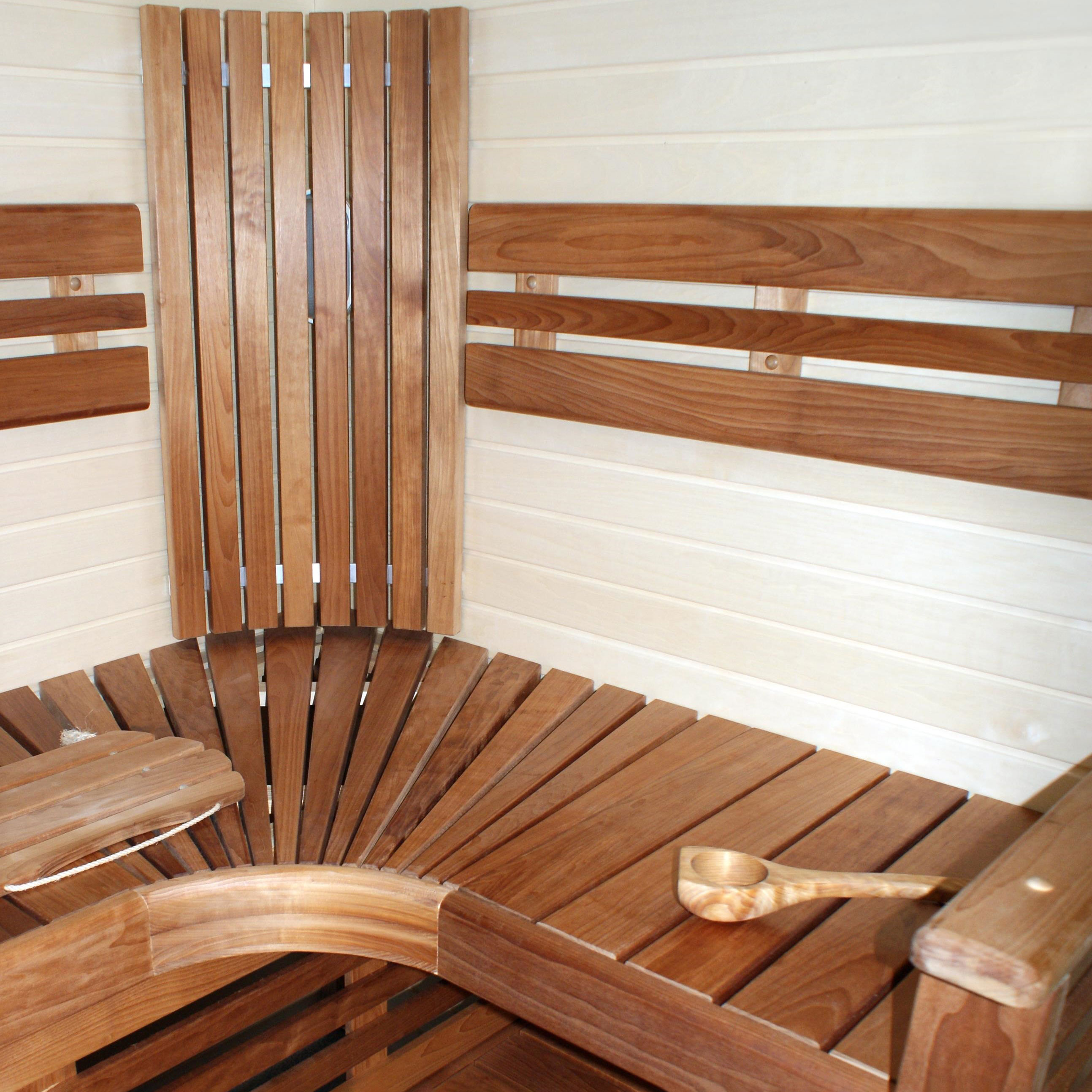 Badstubenk Ryggstøtte Sauna Sweden for Hjørne