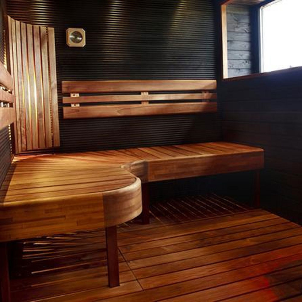 Badstubenk Ryggstøtte Sauna Sweden for Hjørne